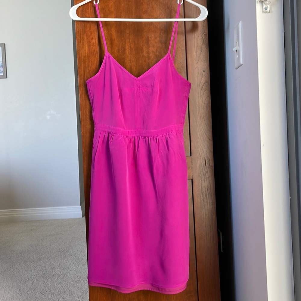Madewell 100% Silk Mini Dress
